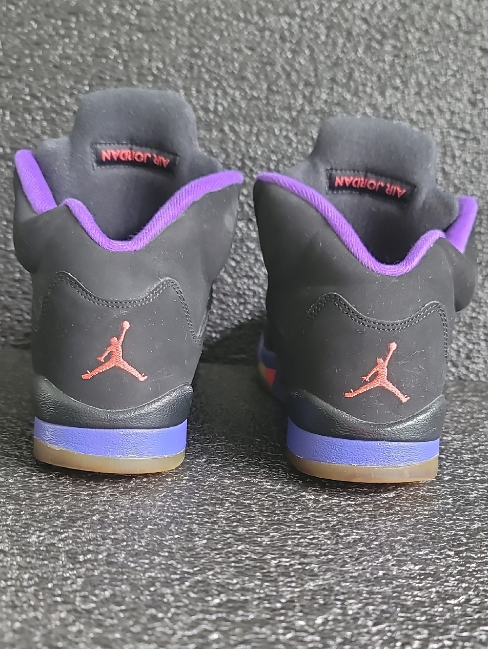 Nike Air Jordan 5 'Raptors' "Ember Glow/Fierce Purple" Wmns 8 Great Condition - Picture 5 of 13